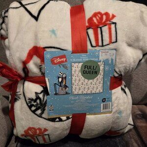 Nightmare Before Christmas Full/Queen 90x90 Jack Skellington Holiday Blanket